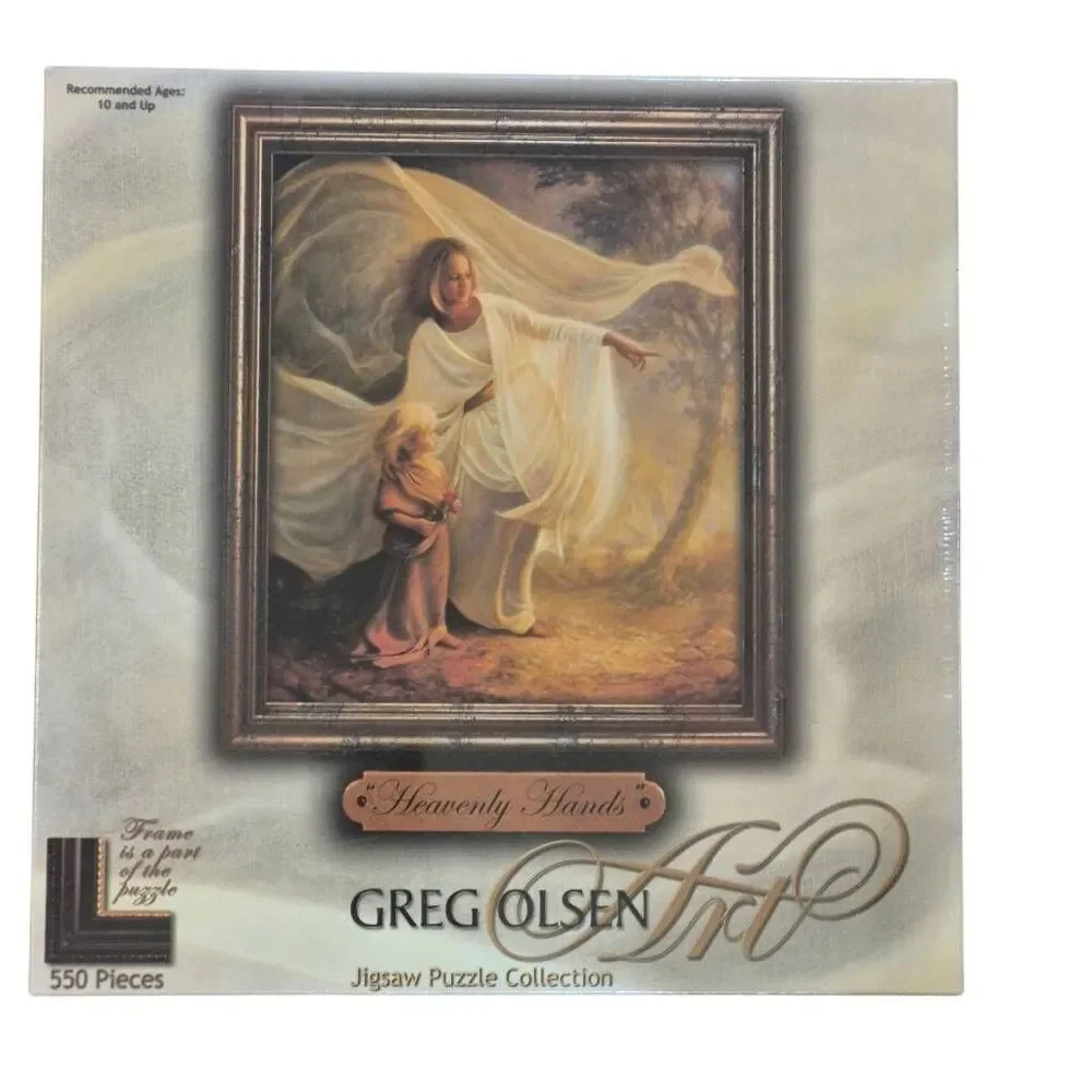 SunsOut NEW PUZZLE Heavenly Hands Art by Greg Olsen 550 Pieces 15.5